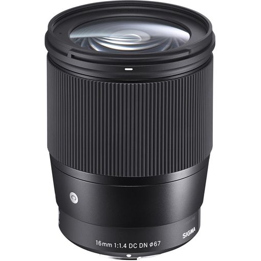 Objetiva Sigma 16mm F1.4 DC DN C Sony E Preto Sigma - Lentes de câmera - 1,6 mm, f/1.4, sony e, preto