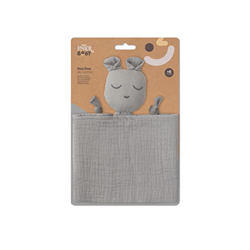 Peluche DOUDOU et CIE Muselina Ours (Idade Mínima Recomendada: 3 anos) Interbaby - Roupa de cama e cama - peluche, doudou, muselina, ours, idade mínima recomendada