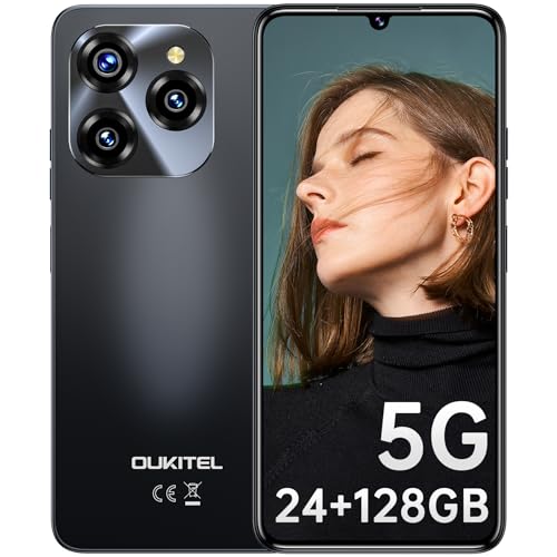 Smartphone OUKITEL C50 (6.8'' - 24 GB - 128 GB - Preto) OUKITEL - Telemóveis - 6.8 polegadas, 24 GB, 128 GB, preto