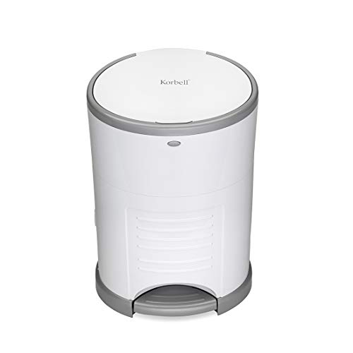 Caixote do lixo KORBELL Mini (9 l) Branco Korbell - Contentores de fraldas - 9L, fecho, antiderrapante, resistente