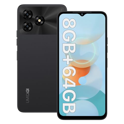 Smartphone Umidigi G5A (6.52'' - 8 GB - 64 GB - Preto) UMIDIGI - Telemóveis - 6.52 polegadas, 8 gb, 64 gb, preto, bluetooth