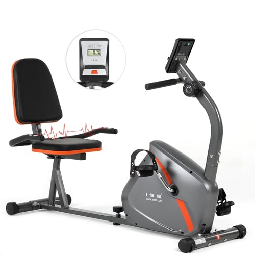 Bicicleta Estática ISE 1100 (8 Níveis - Até: 100 kg) ISE - Bicicletas de exercício - bicicleta estática, 8 níveis, 100 kg