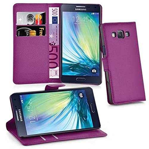 Capa Samsung Galaxy A3 2015 CADORABO Roxo CADORABO - Capas para telemóveis - couro sintético, resistente, elegante, Samsung Galaxy A3 2015