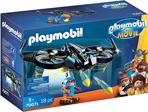 Playmobil 70071 Robôtron com Drones (Idade Mínima Recomendada: 4 anos) PLAYMOBIL - Conjuntos de brinquedos - playmobil, robôtron, drones, 4 anos
