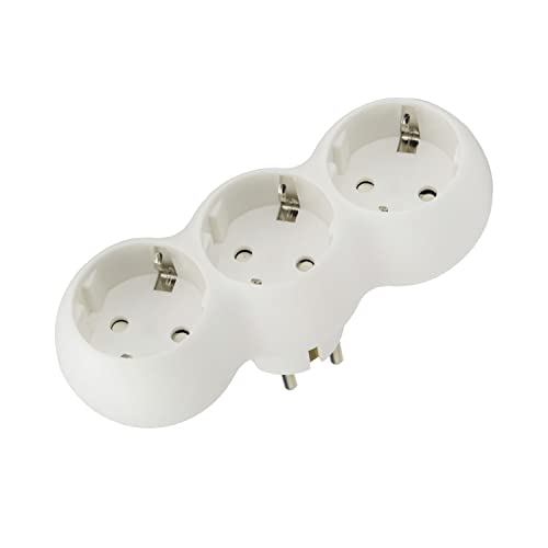 Adaptador de energia MAURER 19110035 (3 tomadas) MAURER - Fios e cabos elétricos - 3 tomadas, schuko, 16A, 250v, 0.5m