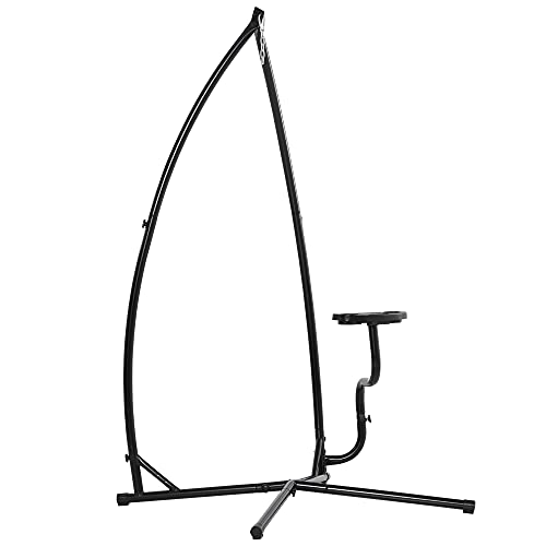 Suporte para Cadeiras Suspensas Outsunny | Suporte Giratório | Carga Máx. 120 kg | Estrutura Metálica Outsunny - Peças de reposição para cadeira de pendurar - 120 kg, metálico, resistente, interiores, exteriores