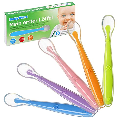 Conjunto de 5 Talheres Curvos para Bebés SILIKID Need That - Talheres - conjunto, talheres curvos, bebés, silicone, leve