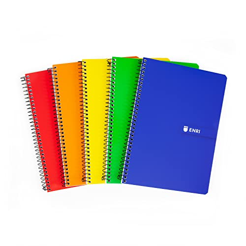 Caderno ENRI A5+ (A5 - 21x14.8cm - Multicor) Hamelin Brands - Cadernos e bloco de notas - A5, multicor
