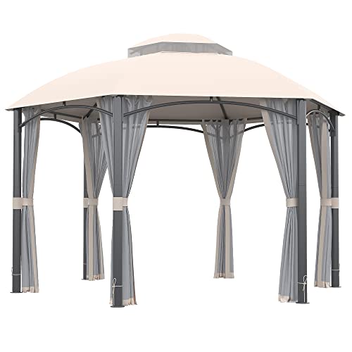 Pérgola Outsunny | 4x4m - Castanho (Jardinagem) Outsunny - Toldos e gazebos - pérgola, outsunny, 4x4m, castanho