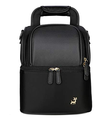 Bolsa THERECHE (Preto - 20.5 x 7.5 x 12 cm) ThreeH - Acessórios de computador - compartimentos, isolação PEVA, mochila, acessível