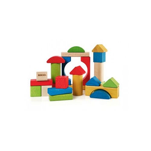 Blocos de Construção Brio 30114 | Multicor BRIO - Blocos de madeira - blocos, construção, madeira, cores variadas