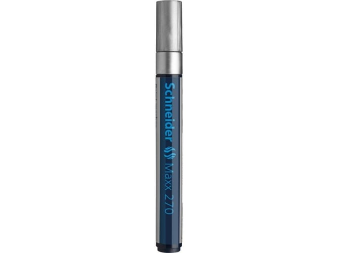Marcador de Pintura SCHNEIDER 1-3mm Prateado Schneider - Marcadores e marcadores de texto - 1-3mm, prateado, ponta grossa