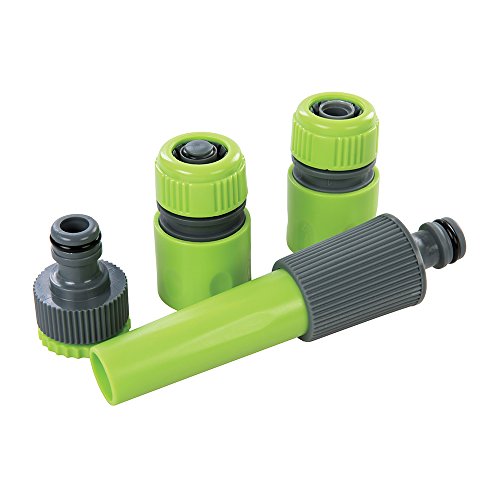 Conjunto de conectores para mangueiras SILVERLINE 394989 Silverline - Acessórios e válvulas para mangueira de jardim - conectores, mangueiras, silverline