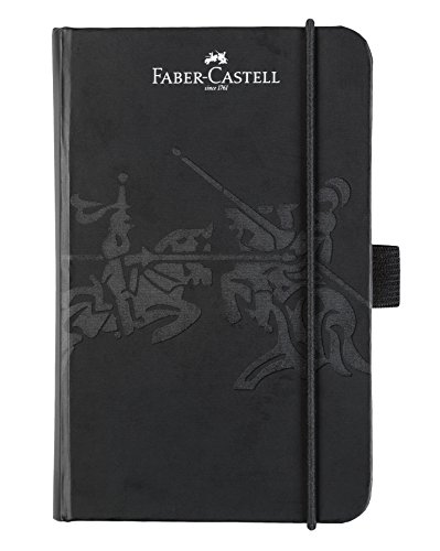 Caderno FABER-CASTELL (Preto - Quadriculado - 14x21cm) Faber-Castell - Cadernos e bloco de notas - quadriculado, 14x21cm, 100g/m², 194 páginas