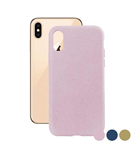 Capa para Telemóvel KSIX iPhone XS Max | Rosa Ksix - Capas para telemóveis - iPhone Xs Max, rosa, fecho magnético, stand-by, poliuretano