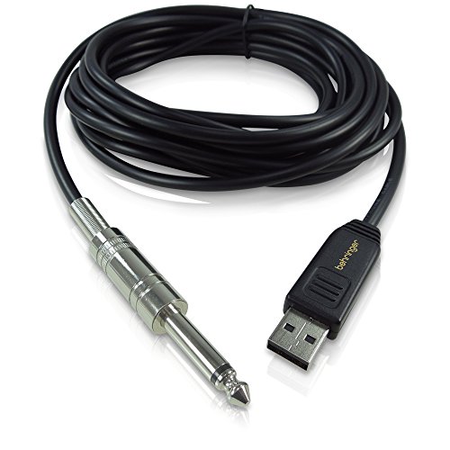 Interface Áudio BEHRINGER GUITAR2USB (1 Entrada - 1 Saída) Behringer - Fios e cabos elétricos - usb, guitarra, jack, gravar