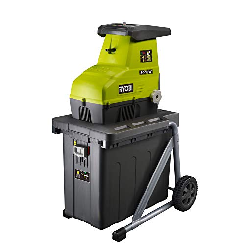 Broyeur de Fruits et Légumes Ryobi RSH3045U | Noir, Rouge Ryobi - Transformadores de voltagem e reguladores - 3000 W, 40 rpm, 55 litros, anti-surchauffe