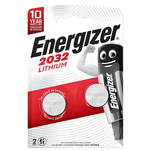 Pilhas Não Recarregáveis ENERGIZER (2 unidades) Energizer Batteries - Baterias de uso geral - cr2032, preto, 1g, 2 unidades
