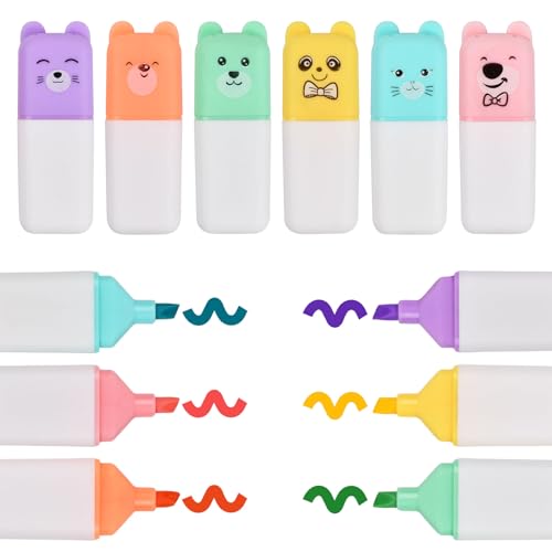 Pack 12 Marcadores Ponta Fina COLORBABY HoaaiGo - Marcadores e marcadores de texto - ponta fina, tinta à base de água, secagem rápida, ergonómica