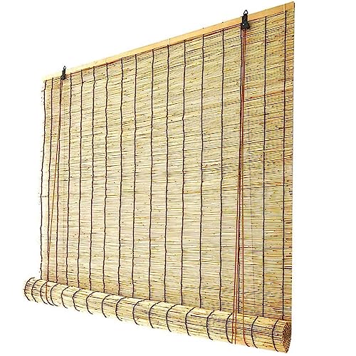 Persiana Enrollável Bamboo 130X200Cm 51X79In PSYMJ - Persianas e cortinas - bambu, 130x200 cm, 51x79 in, retro