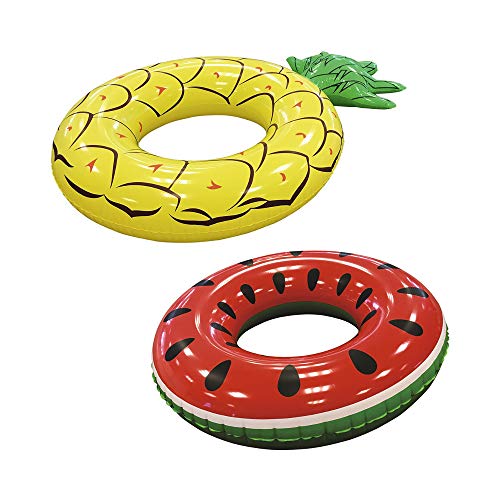 Ilha Insuflável BESTWAY (Verde - PVC - 183x76 cm) Bestway - Brinquedos - ilhota, insuflável, piscinas, balanço, escada