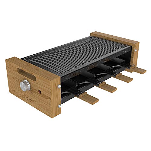 Grelhador de Placas Cecotec Cheese&Grill 8400 Wood Mixgrill Cecotec - Torradeiras e grelhadores - placas, wood, mixgrill