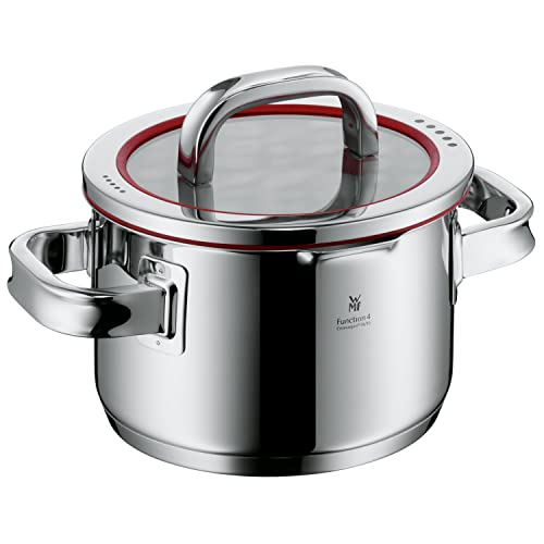 Panela WMF Function 4-16.0.0013 | Aço inoxidável WMF - Panelas de pressão - cromargan, 18/10, 26 cm, vidro, 19 L