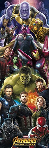 Poster ERIK EDITORES The Avengers Infinity War Thanos 53x158cm Grupo Erik Editores - Pósteres, impressões e arte visual - avengers, infinity war, thanos, vingadores