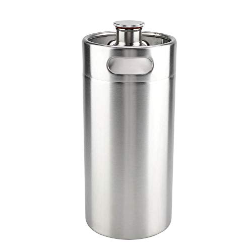 Garrafa de cerveja de aço inoxidável do mini (4 L) com tampa de rosca Zerodis- - Cozinha & sala de jantar - aço inoxidável, 4 L, tampa de rosca