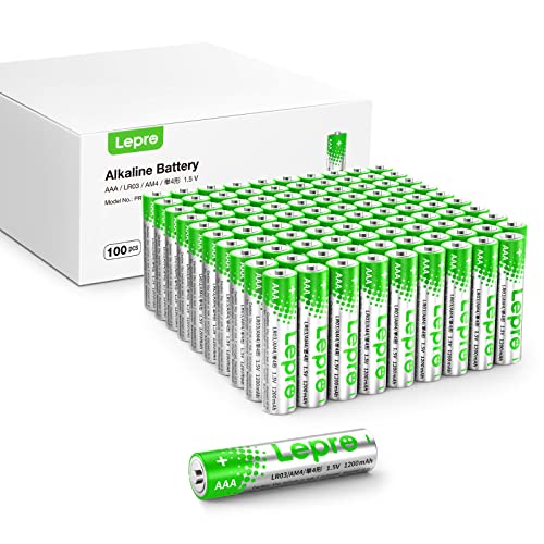 Pilhas Lepro 100X Alcalinas Aaa 1.5V 1200Mah Lepro - Baterias de uso geral - alcalinas, AAA, 1.5v, 1200mah