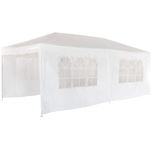 Tenda Dobrável Poliétileno Branco AKTIVE GARDEN AKTIVE - Toldos e gazebos - polietileno, dobrável, branco