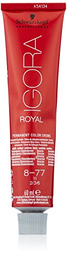 Tinta de Cabelo SCHWARZKOPF PROFESSIONAL Igora Royal 8-77 02/13 Schwarzkopf Professional - Cuidados com o cabelo - tinta, cabelo, schwarzkopf, igoraroyal