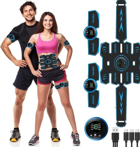Eletroestimulador de Músculos LOFFU (Recondicionado Como Novo) LOFFU - Estimuladores musculares elétricos - eletroestimulador, músculos, loffu, recondicionado, 9v pilhas, gel