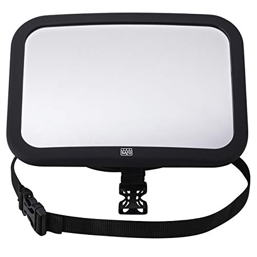 Espelho de segurança para bebé SARO MAXI SARO - Espelhos para veículos motorizados - ajuste preciso, 360 graus, campo de visão amplo, antideslizante