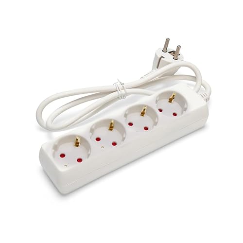 Extensão Elétrica CUC EXTE300WH (1.5 m - 4 tomadas) Levitantes - Fios e cabos elétricos - 4 tomadas, 1,5 m, proteção contra descargas