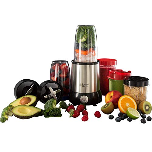 Russell Hobbs Nutriburst Varinha Mágica 0.9 L Preto Inox Russell Hobbs - Batedeiras e liquidificadores - 0.9 L, preto inox, alta potência, 4 pontas