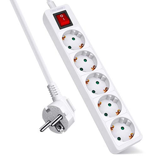 Extensão Elétrica EXTRASTAR 5 tomadas (1.5 m) EXTRASTAR - Fios e cabos elétricos - tomadas, 1.5m