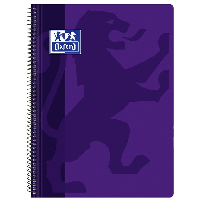 Caderno OXFORD Classic (Vermelho - A4 - Quadriculado) Oxford - Cadernos e bloco de notas - quadriculado, a4, plástico, resistente