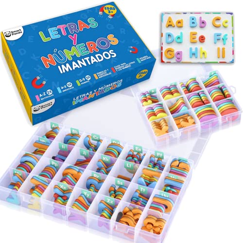 Brinquedo Educativo JBM LETRAS Y NUMEROS MAGNETICOS Smart Panda - Ímãs de geladeira - brinquedo educativo, magnéticos, letras, números