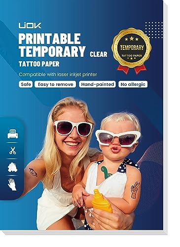 Papel de Tecido para Tattoos 3D A4x5 Folhas UIOK - Computadores - papel, tecido, tattoos, 3D, a4x5 folhas