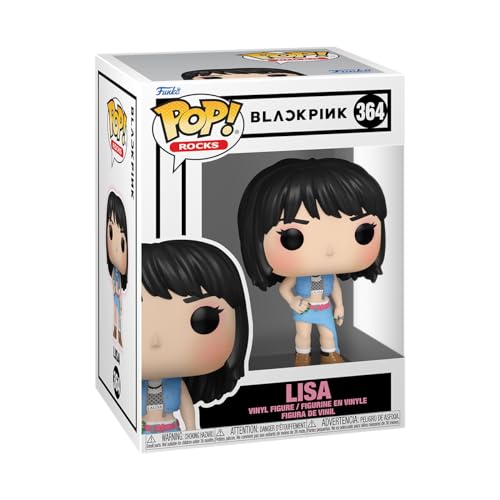 Figura FUNKO Pop! Rocks: Blackpink - Lisa Funko - Brinquedos - lisa, blackpink, pvc, rocks