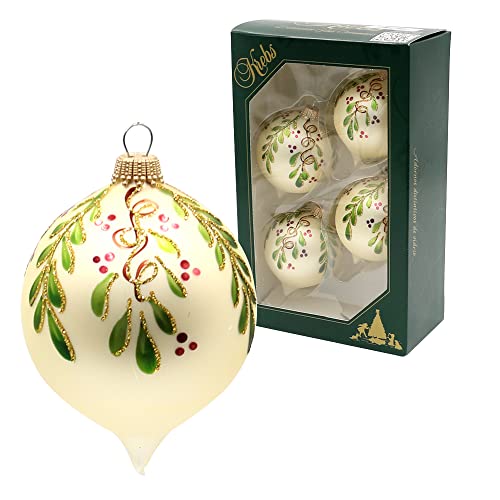 Adorno para árvore de Natal LAUSCHAER 4 peças Dekohelden24 - Enfeites de natal - 4 peças, árvore de Natal