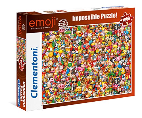 Puzzle CLEMENTONI Impossible - Emojis (Idade Mínima: 12 Anos - 1000 Peças) CLEMENTONI - Quebra-cabeças de encaixar - puzzle, CLEMENTONI, impossible, emojis, idade mínima, 1000 peças
