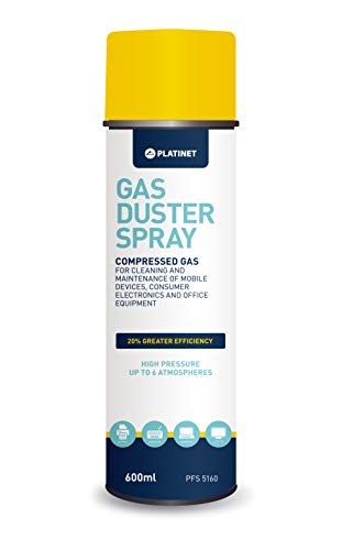 Spray de Limpeza a Vapor PLATINET PFS5160 Platinet - Limpeza de eletrônicos - 600ml, alta pressão, 20% mais eficiente
