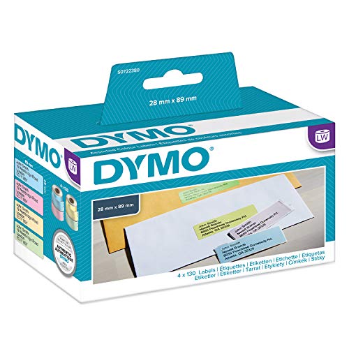Etiqueta para Impressão DYMO 12mm X 90mm Standard Address Labels DYMO - Fitas de etiquetas e recargas - 12mm x 90mm, resistente ao calor, resistente à humidade, resistente a temperaturas extremas