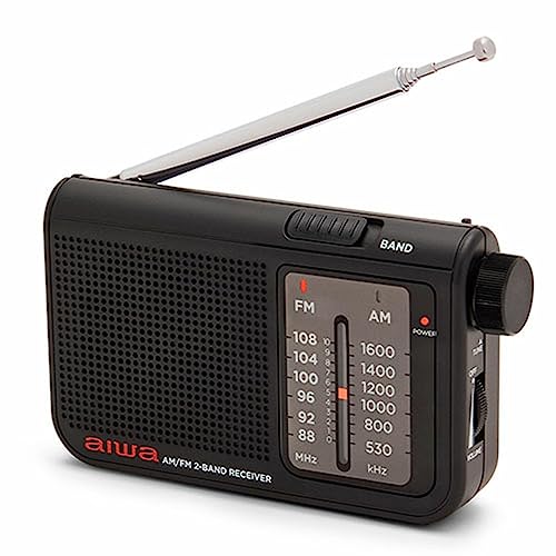 Rádio Aiwa Rs-55 Preto Digital Analógico Aiwa - Áudio - digital, analógico, preto
