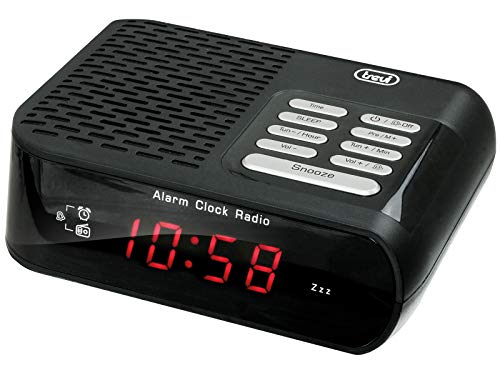 Rádio Despertador TREVI RC 827 D (Preto) Trevi - Radios - rádio, despertador, PLL, 20 memórias, acordar, desligamento programado