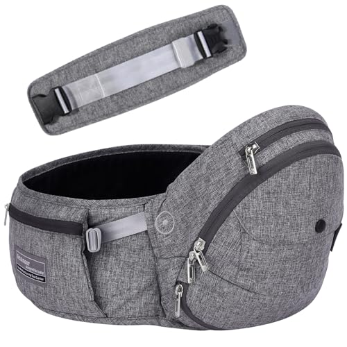Carrinho de Bebé Individual BEBAMOUR Hipseat Cinza Claro Bebamour - Móveis para bebês e crianças pequenas - individual, hipseat, cinza claro