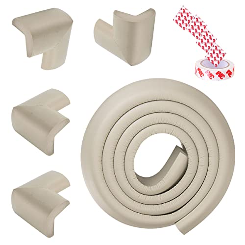 Protetor de Canto de Segurança para Bebé, 6,5 Pies + 4 Esquinas com Adesivos Fortes TOKYMOON - Peças e acessórios para secretárias - segurança, 6.5 pés, 4 esquinas, adesivos fortes