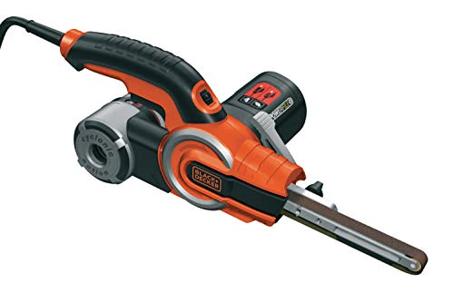 Lixadora Black & Decker KA902E-KS | Laranja (Ferramentas Eléctricas) BLACK + DECKER - Lixadeiras - 400 W, ajustável, tira de lixação, 3 m